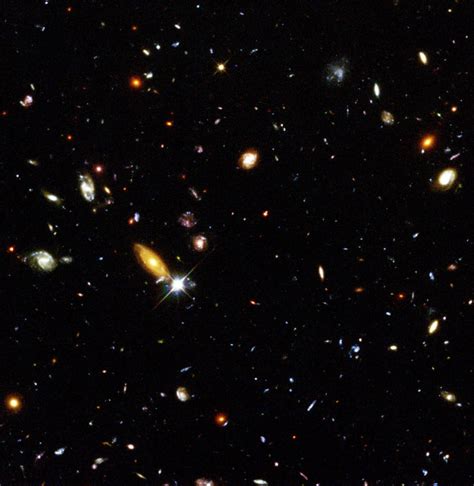Esa Hubble Deep Field Image Shows Many Hundreds Of Never Before Seen