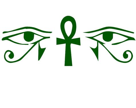 Eye Of Horus Vinyl Decal Ankh Ancient Egyptian Pharaoh Etsy