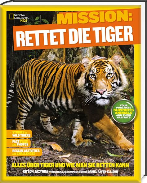 Mission Rettet Die Tiger National Geographic Kids Kitson Jazynka