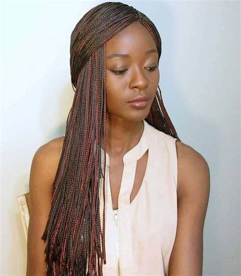 Blue and green color is mostly used on this hairstyle. 10 Micro Crochet Braids for Fashionable African American ...