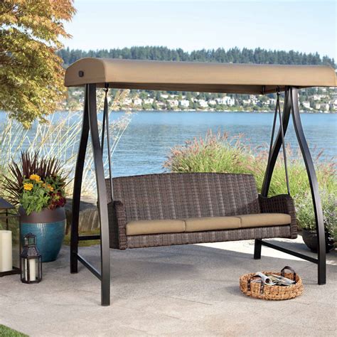 Out sunny swing is suitable for any type of outdoor décor, this excellent out sunny swing is manufactured with a sturdy metal structure. Outdoor Canopy Swings For Adults & Metal Kids Patio Swing ...