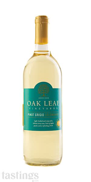 Oak Leaf Nv Pinot Grigio Colombard Blend California Usa Wine Review