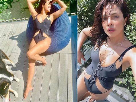 Priyanka Chopra Celebrates Her Bday Clad In Monokini Priyanka Chopra