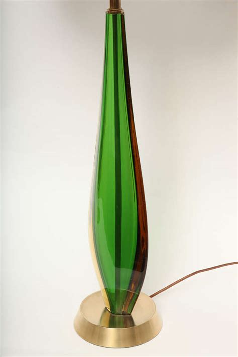 A 1950s Italian Art Glass Table Lamp By Salviati At 1stdibs