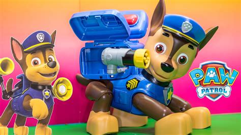Unboxing The Paw Patrol Mission Chase Police Dog Toy Youtube