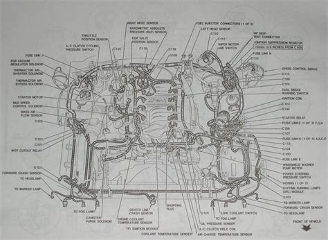 94-95 Mustang 5.0 Detailed Mustang Engine Layout