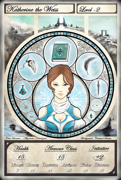 Oc My Attempt At Making A Trading Card Like Character Sheet Rdnd