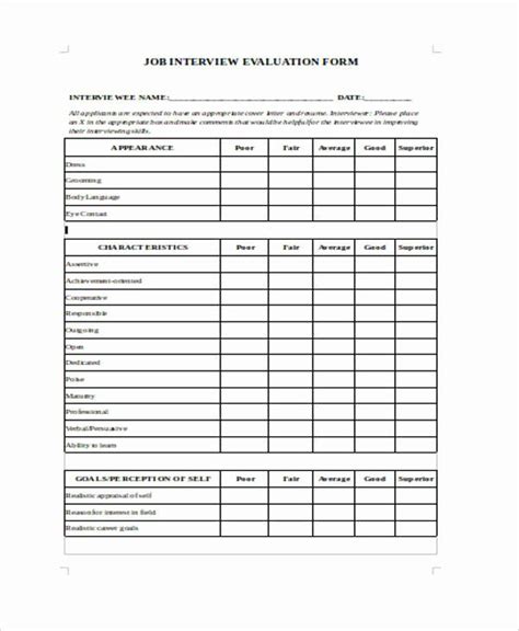 Having a clear, consistent, and structured interview process can vastly improve your interview and hiring process. Pin on Example Business Form Template