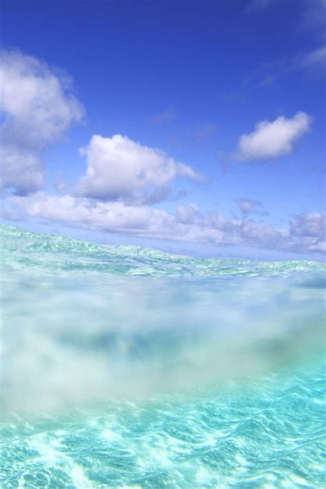 Wavemotions Split Ocean Underwater World Beautiful Beaches