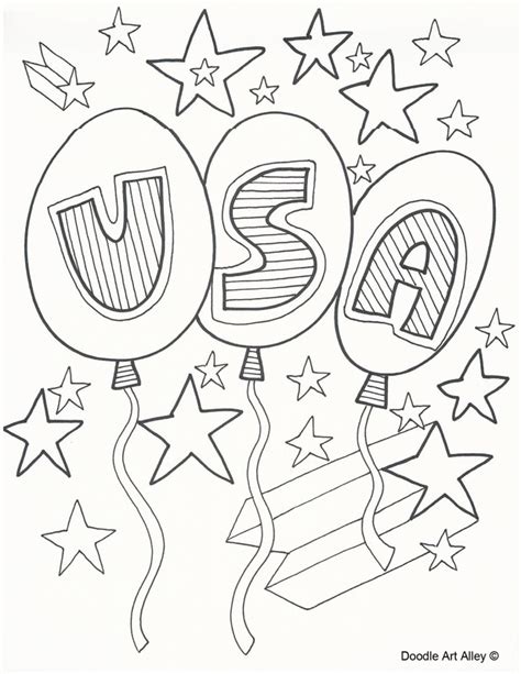 By best coloring pagesjanuary 18th 2018. Presidents Day Coloring Pages - DOODLE ART ALLEY