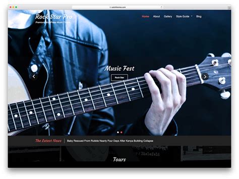 15 Free Music Wordpress Themes For Bands And Events 2024 Colorlib