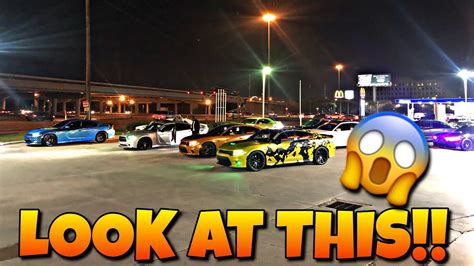 Life Of Corey Shut Down This Car Meet Burnouts Everywhere Youtube