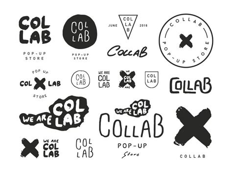 Collab Logo Explorations Graphic Design Blog Business Logo Design