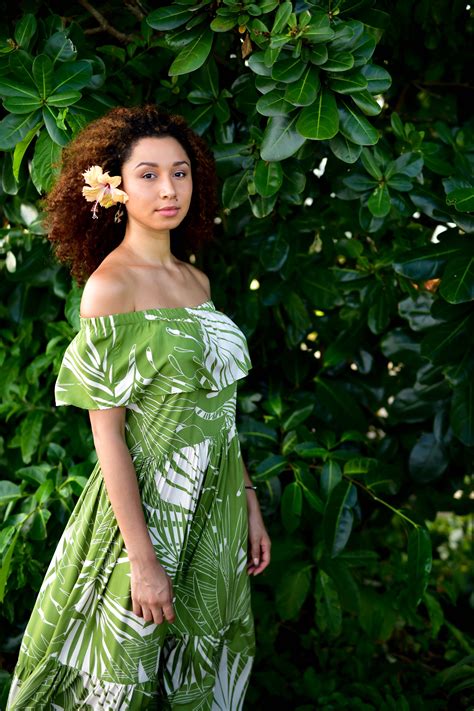 Zuber Fiji Island Fashion Hawaii Dress Fashion