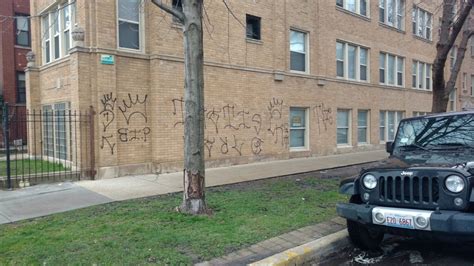 Gang Graffiti Removal Issue 2386170 Albany Park Chicago Il