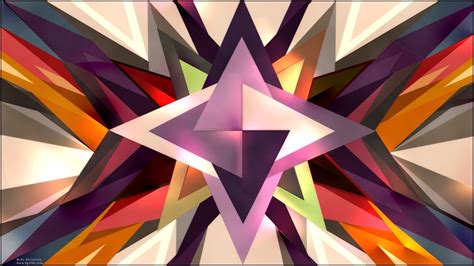 Abstract Triangle Hd Wallpaper