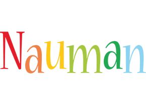 Nauman Logo | Name Logo Generator - Smoothie, Summer, Birthday, Kiddo, Colors Style