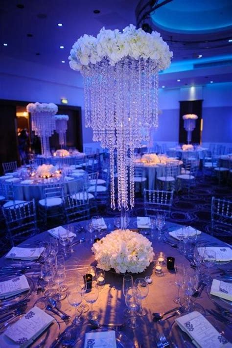 Centerpieces Bring On The Bling Crystals And Diamonds 2569758 Weddbook