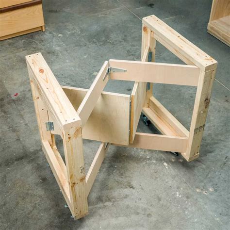 The workbench is as easy to use as it is to build. DIY Work Benches - Space Saving Ideas for Garage