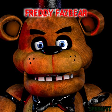 Blenderfnaf Freddy Fazbear Custom Night By Springyt On Deviantart