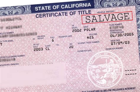 Nearly half (46%) of those surveyed recently say they have bought a salvage title car. Salvage Certificate - S&S Auto Registration Services