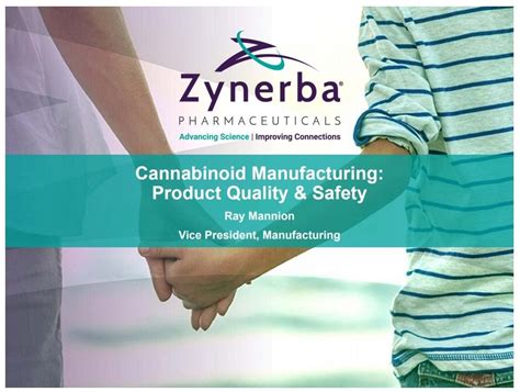 Cannabinoid Manufacturing Product Quality And Safety Fda Presentation