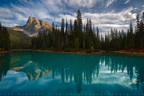 Mount Burgess Stock Image Emerald Lake Stock Image Yoho