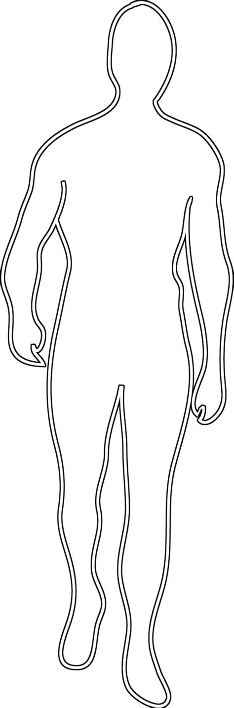 Male Body Outline