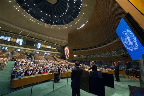Feature Newly Renovated Un General Assembly Hall Will Greet World