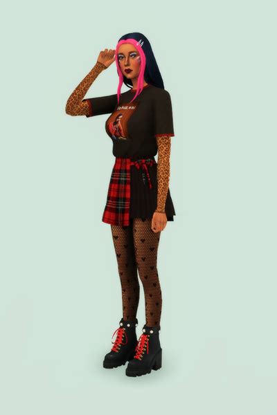 Ts4 Cc Finds Foxburries E Girl Lookbook All Hair Clips Sims 4