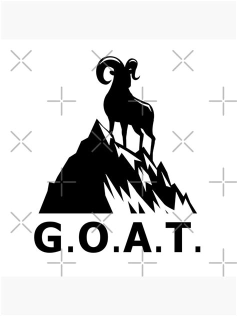 g o a t poster by autographicz redbubble