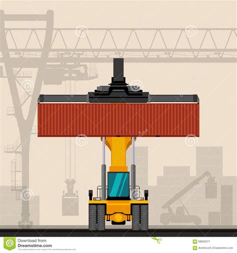 Browse high quality royalty free vectors, stock vector images, graphics and illustrations for your creative project. Reach Stacker With Container Stock Vector - Illustration ...