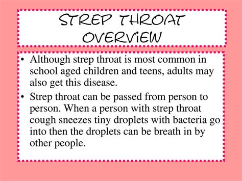 Strep Throat Require Antibiotics