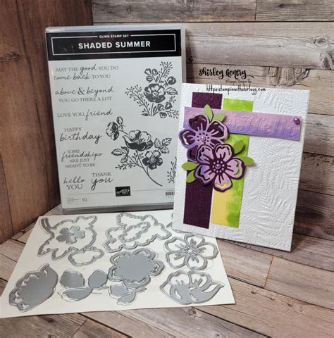 Stampin Up Shaded Summer And Summer Shadows Hello Stampin With