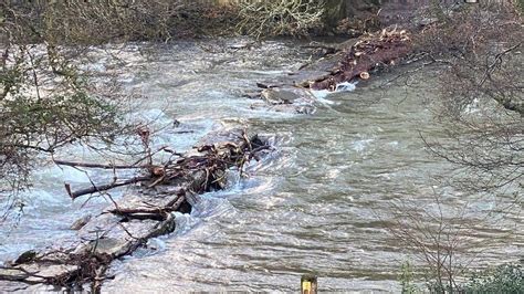 Tarr Steps Part Of Ancient Somerset Footbridge Washes Away Bbc News