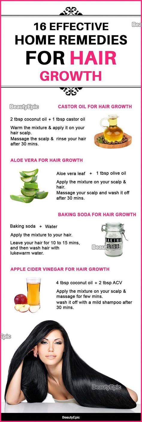 16 Effective Home Remedies For Hair Growth Naturalhair Hairlossremedy
