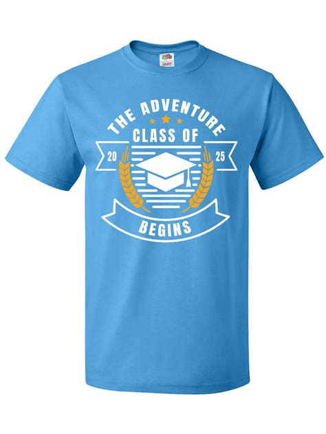 Inktastic Class Of 2025 The Adventure Begins With Graduation Cap T