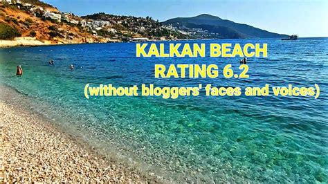 kalkan public beach kalkan plaji kalkan antalya turkey beach rating 6 2 out of 10 points