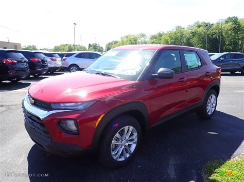 2021 Scarlet Red Metallic Chevrolet Trailblazer Ls Awd 138207296 Photo