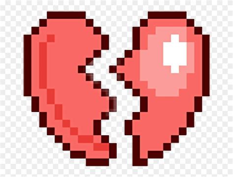 Heart Heartbreak Sad Emoji Clip Black And White Library Minecraft