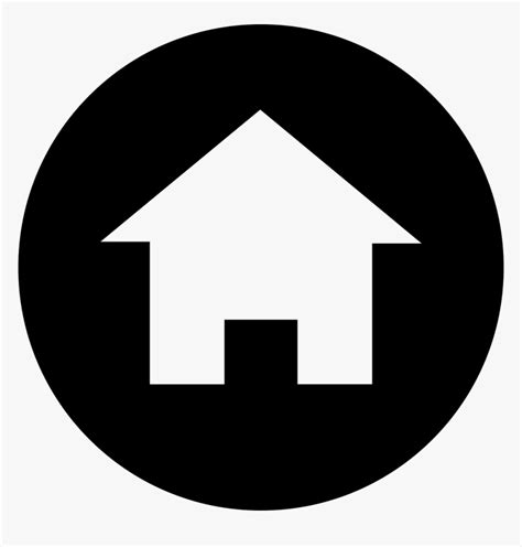 House Transparent Background Home Button Hd Png Download Kindpng