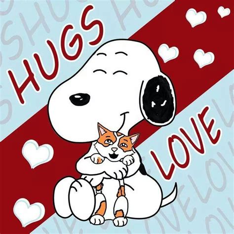 Snoopy Hugs Snoopy Cartoon Snoopy Valentine Snoopy Love