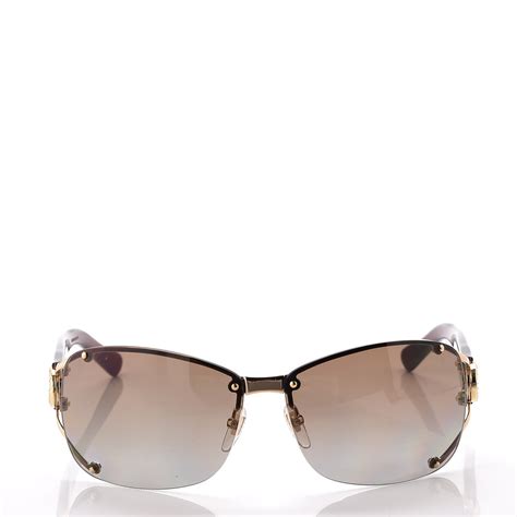 Gucci Crystal Gg 2820 F S Sunglasses Brown 256160