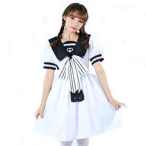 New Sexy Sweet Gothic Lolita Dress French Maid Costume Anime Cosplay