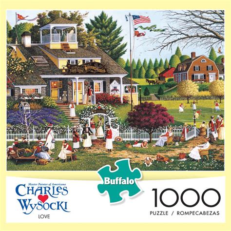 Buffalo Games Charles Wysocki Le Puzzle Love En 1000 Pièces Walmart