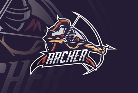 Archer For Sale On Behance Logo Gamer Archery Logo Vector Logos