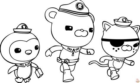 Octonauts Coloring Pages Dive Into Adventure With Gbcoloring