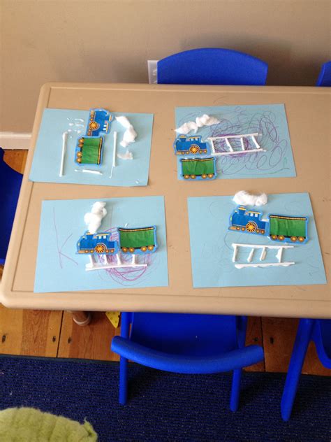 Train Collage Preschool Craft Saltmeadowacademy Visit Us At