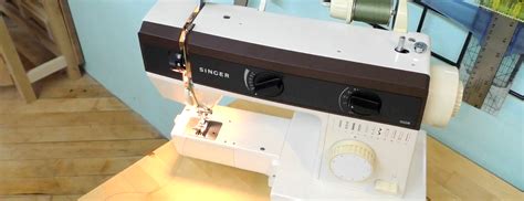 Threading Singer 5528 Vintage Sewing Machine
