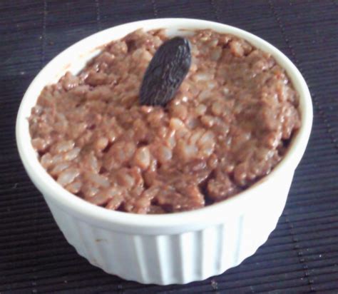 Riz au lait au chocolat